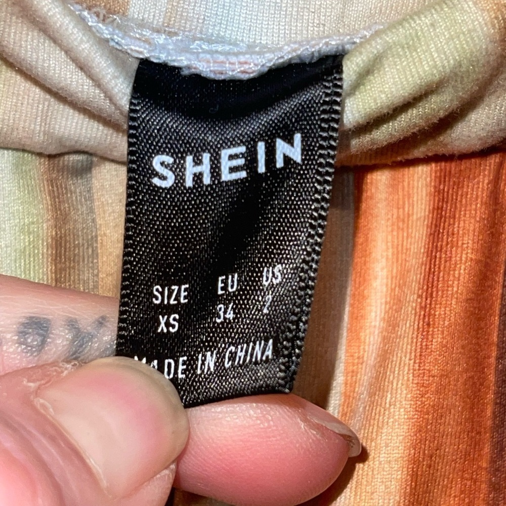 SHEIN 70s Retro Style Flare Leggings - Picture 3 of 4